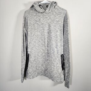 American Eagle Hoodie Men's Large Gray Active Flex Pullover